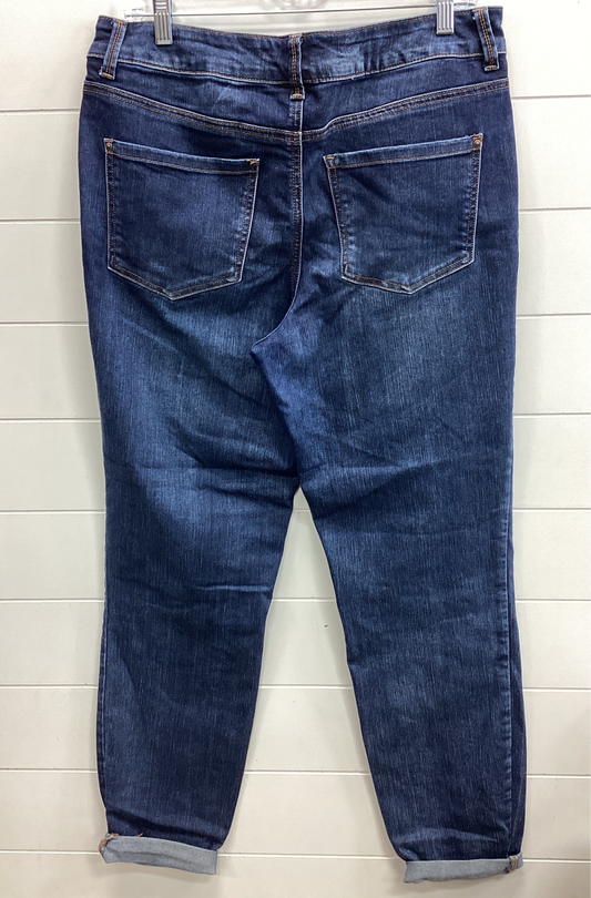 Jeans Skinny By Maurices In Blue Denim, Size:12