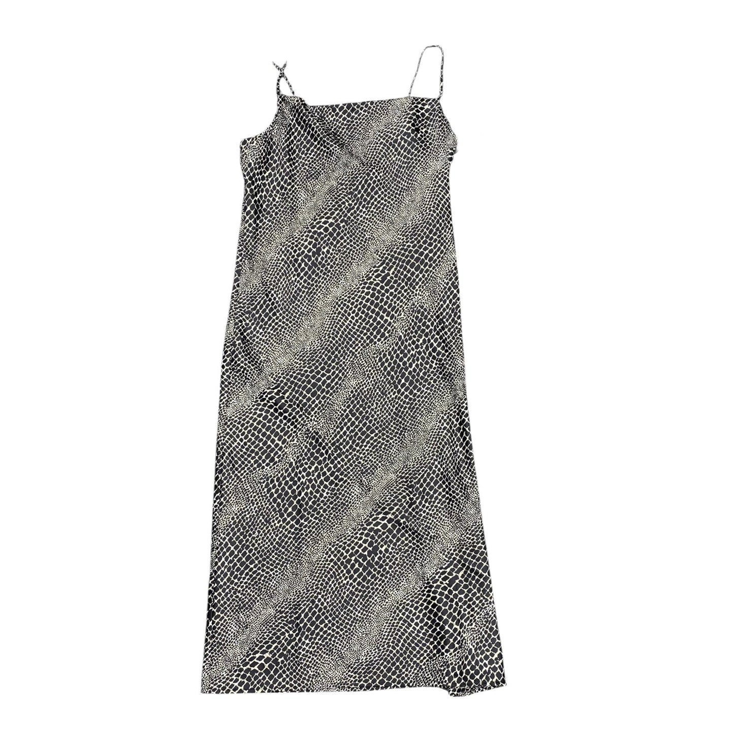 Dress Casual Maxi By Banana Republic In Snakeskin Print, Size:L