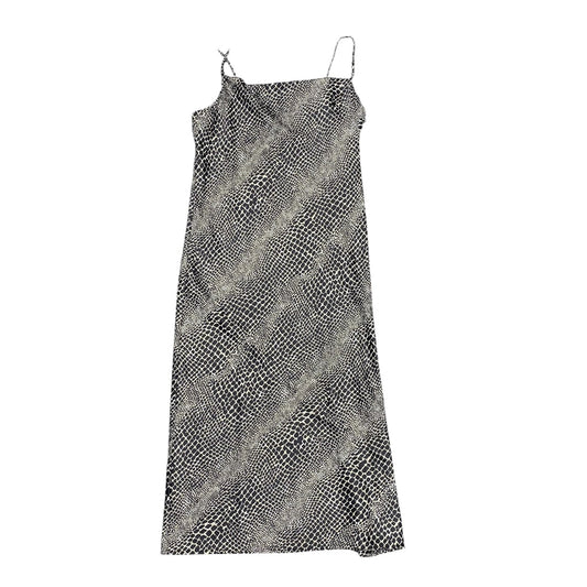 Dress Casual Maxi By Banana Republic In Snakeskin Print, Size:L