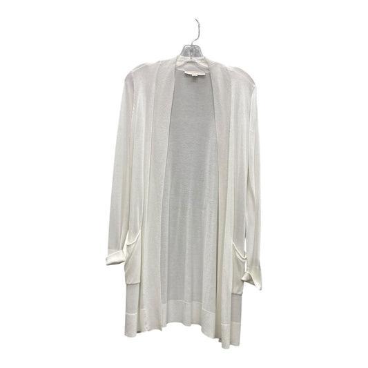 Sweater Cardigan By Loft In Cream, Size:S