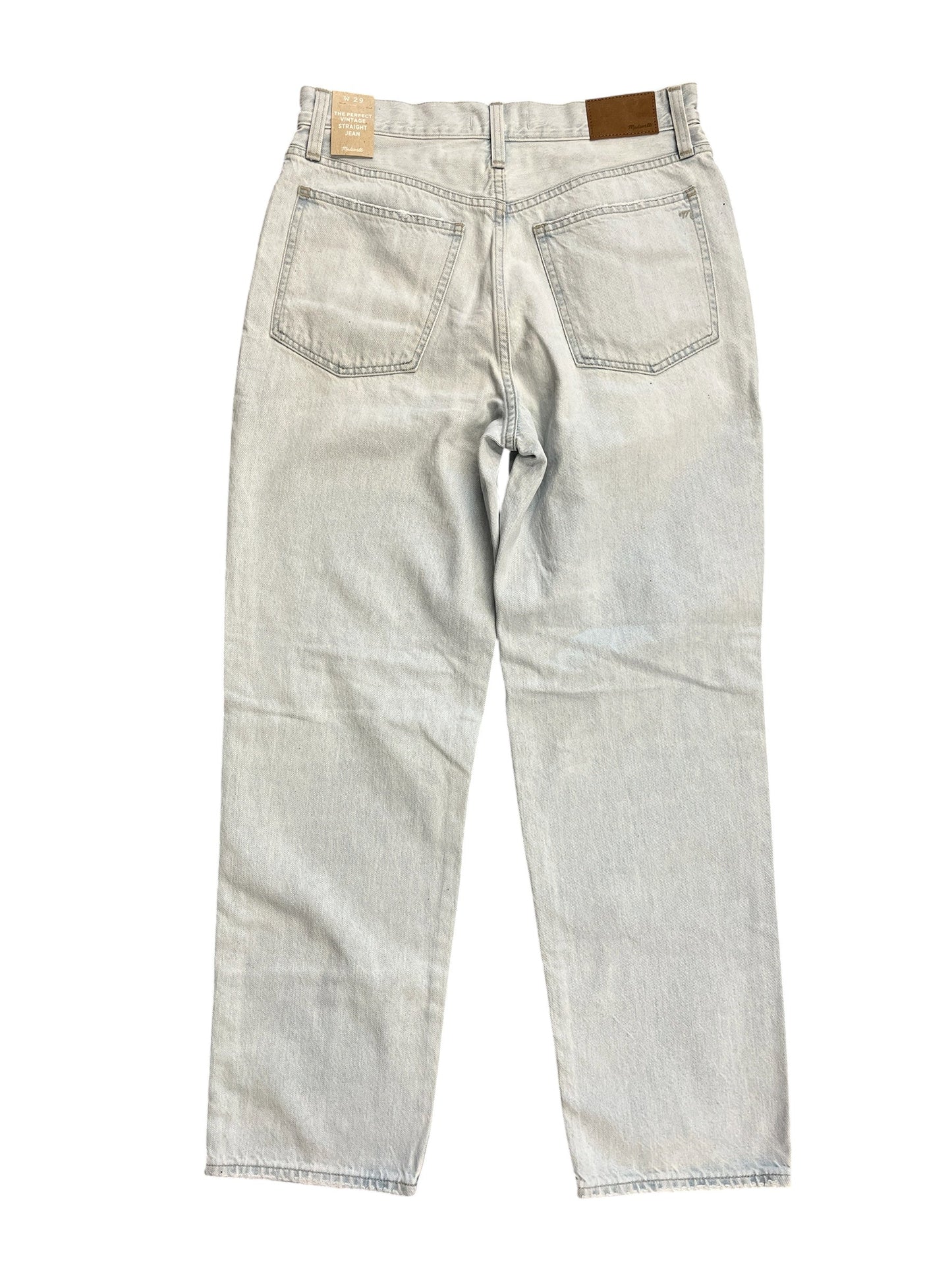 Jeans Straight By Madewell In Blue Denim, Size:8