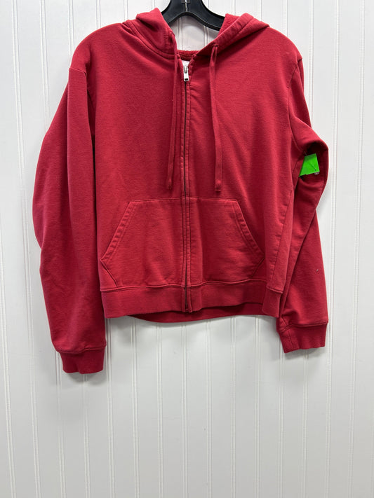 Sweatshirt Hoodie By Auden In Red, Size:S