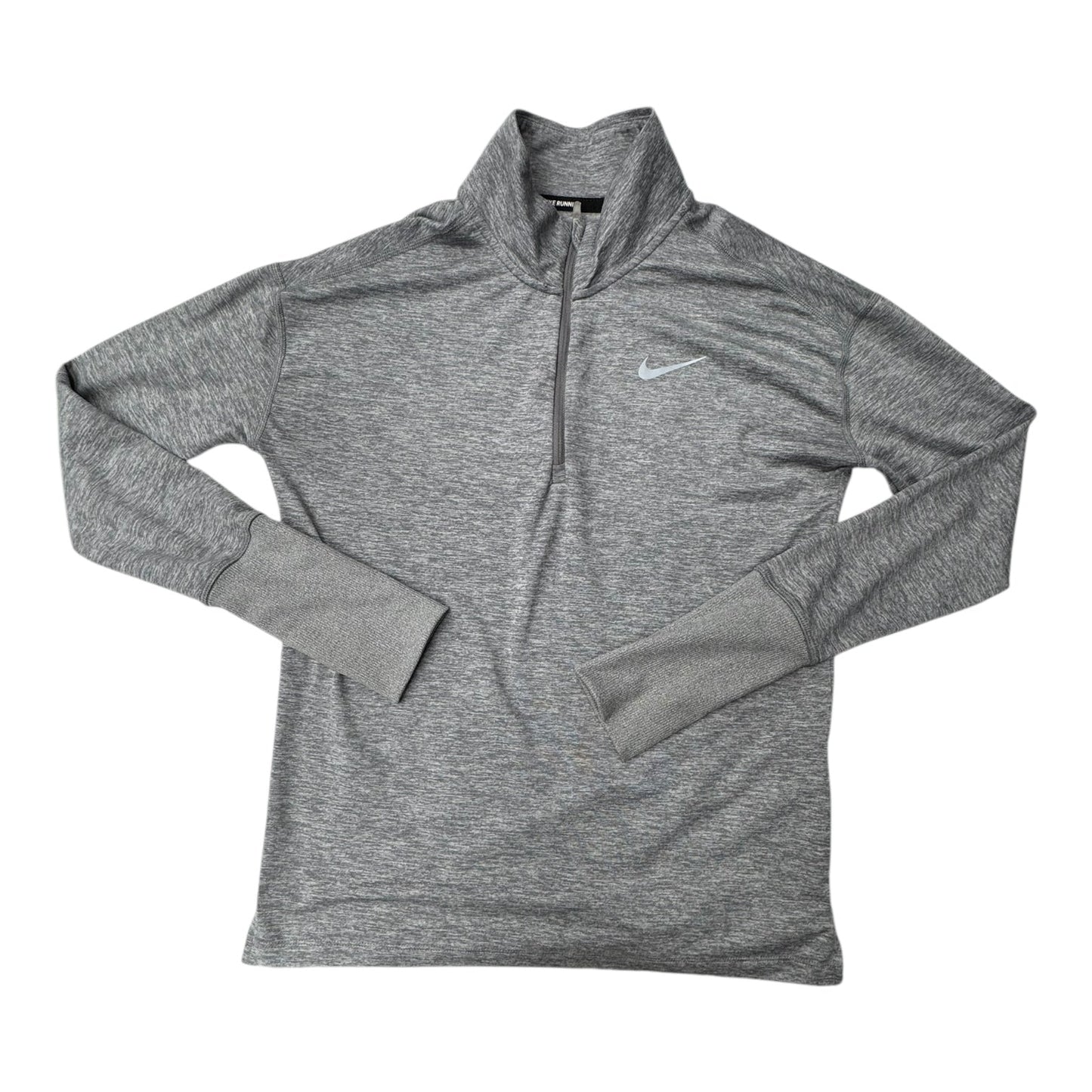 Athletic Sweatshirt Collar By Nike Apparel In Grey, Size:Xs