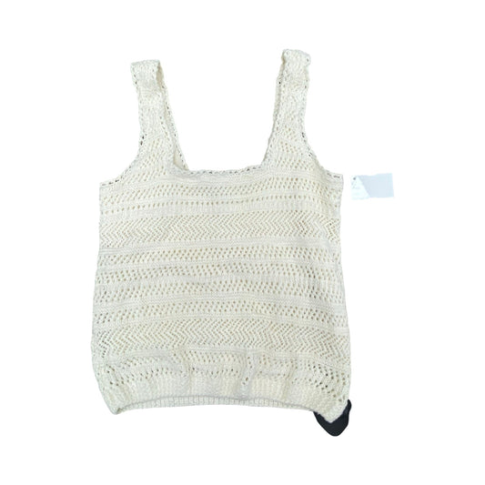 Top Sleeveless By Abercrombie And Fitch In Cream, Size:Xs