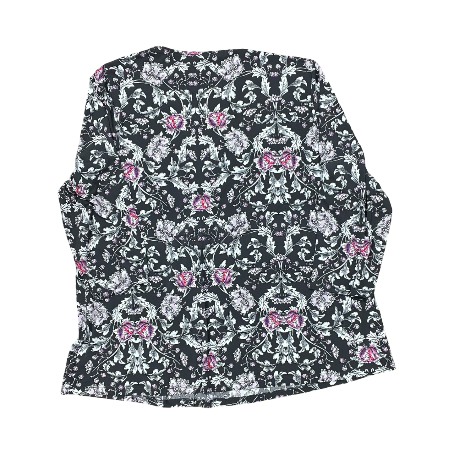 Top Ls By Lane Bryant In Grey & White, Size:2X