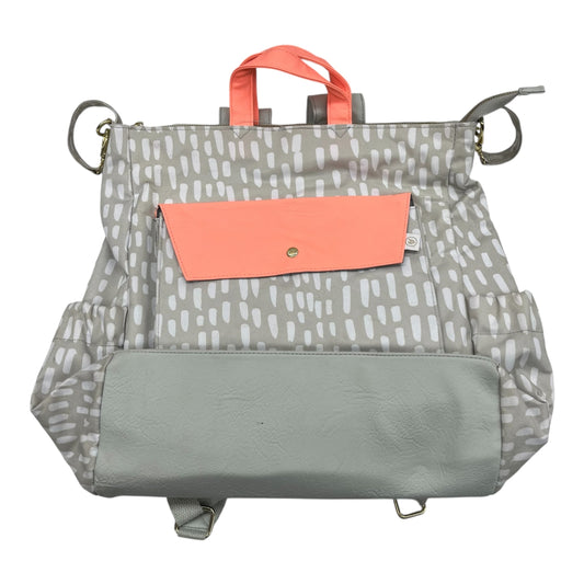 Diaper Bag By Clothes Mentor In Grey, Size:Large