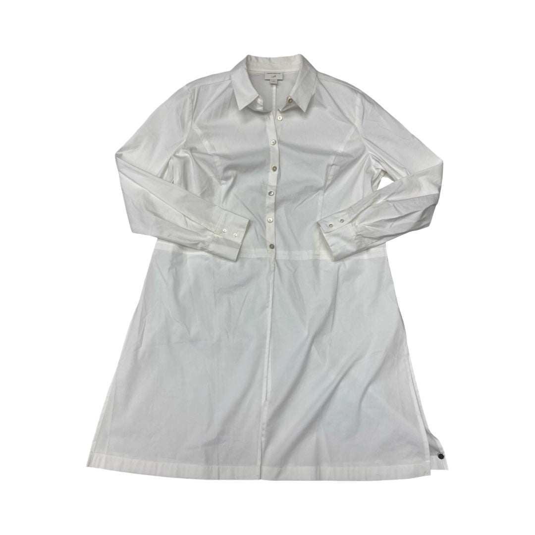 Dress Casual Midi By J. Jill In White, Size:Lp