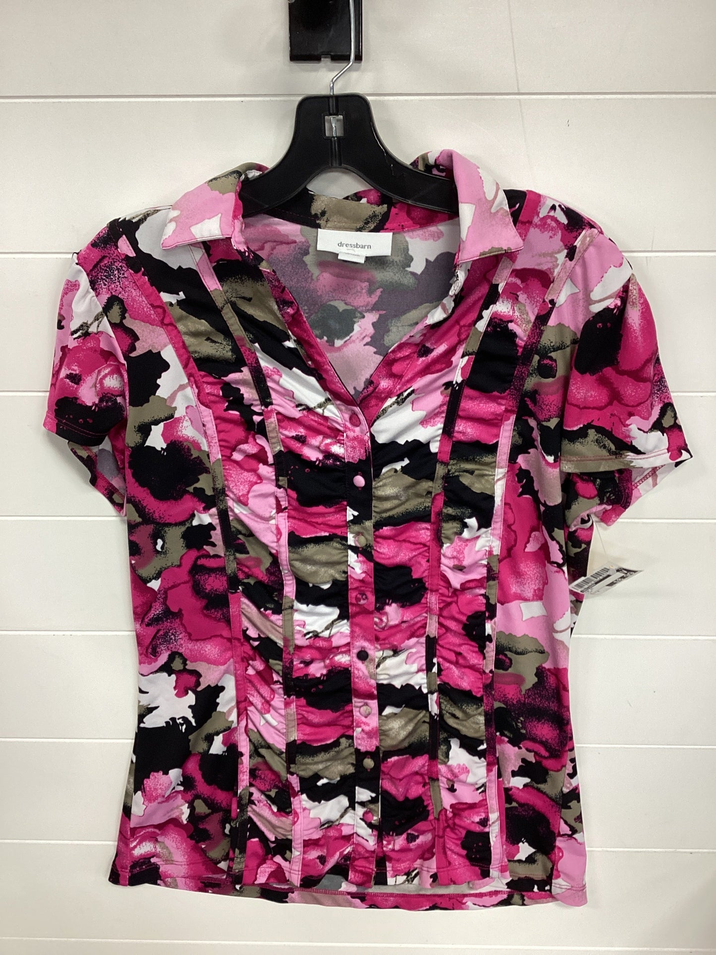 Top Ss By Dressbarn In Pink, Size:M