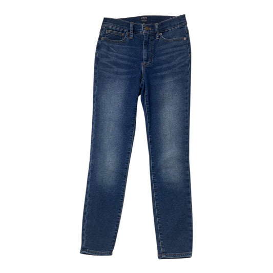 Jeans Skinny By J. Crew In Blue Denim, Size:2