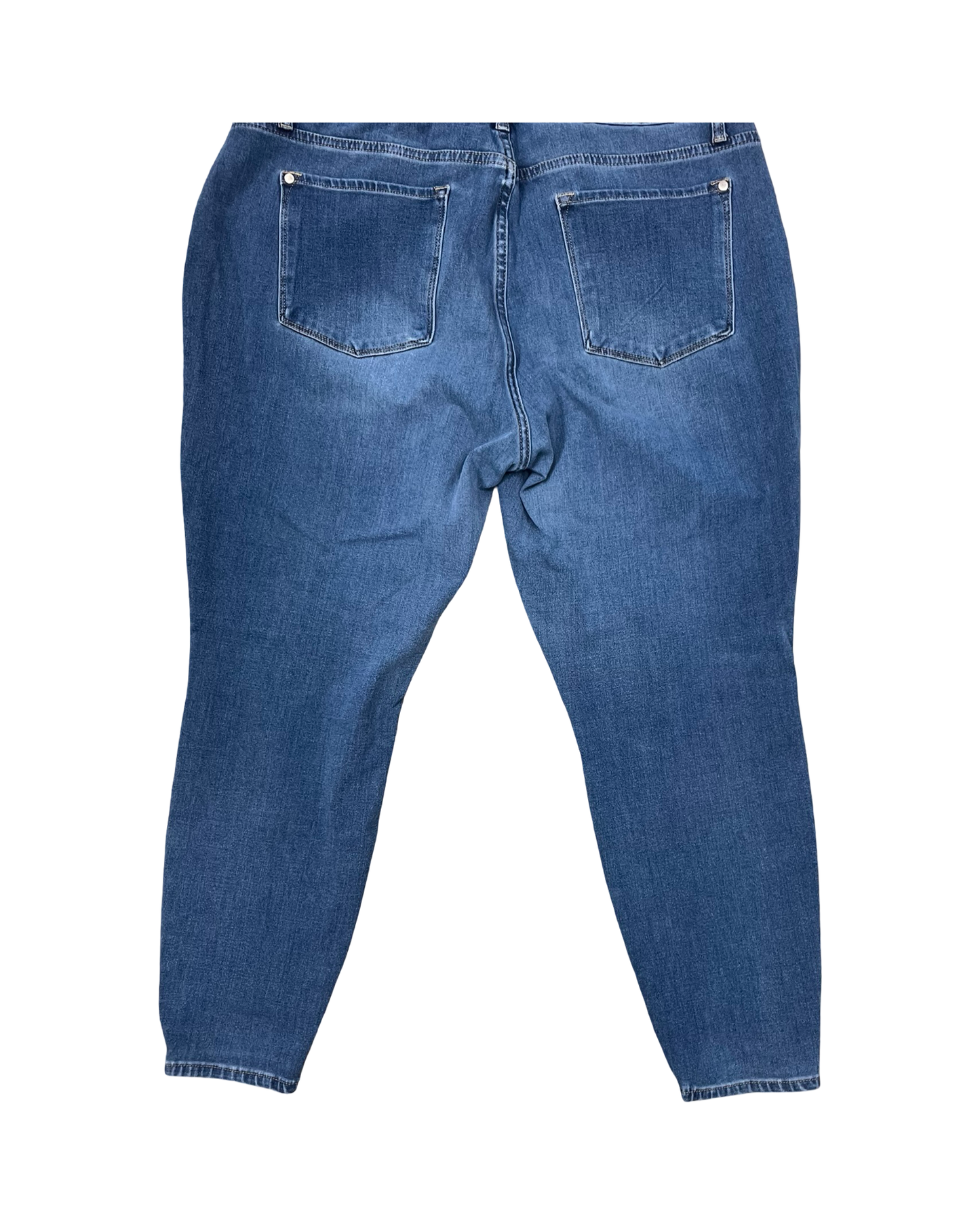 Jeans Skinny By Judy Blue In Blue Denim, Size:20