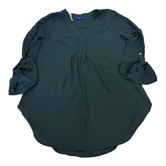 Top 3/4 Sleeve By Apt 9 In Green, Size:M