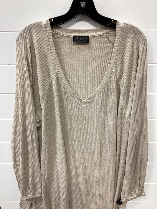 Top Ls By Lane Bryant In Tan, Size:3X