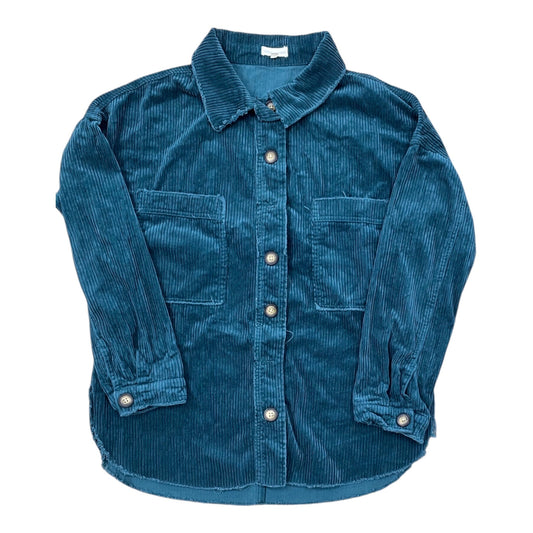 Jacket Shirt By Gilded Intent In Green, Size:S