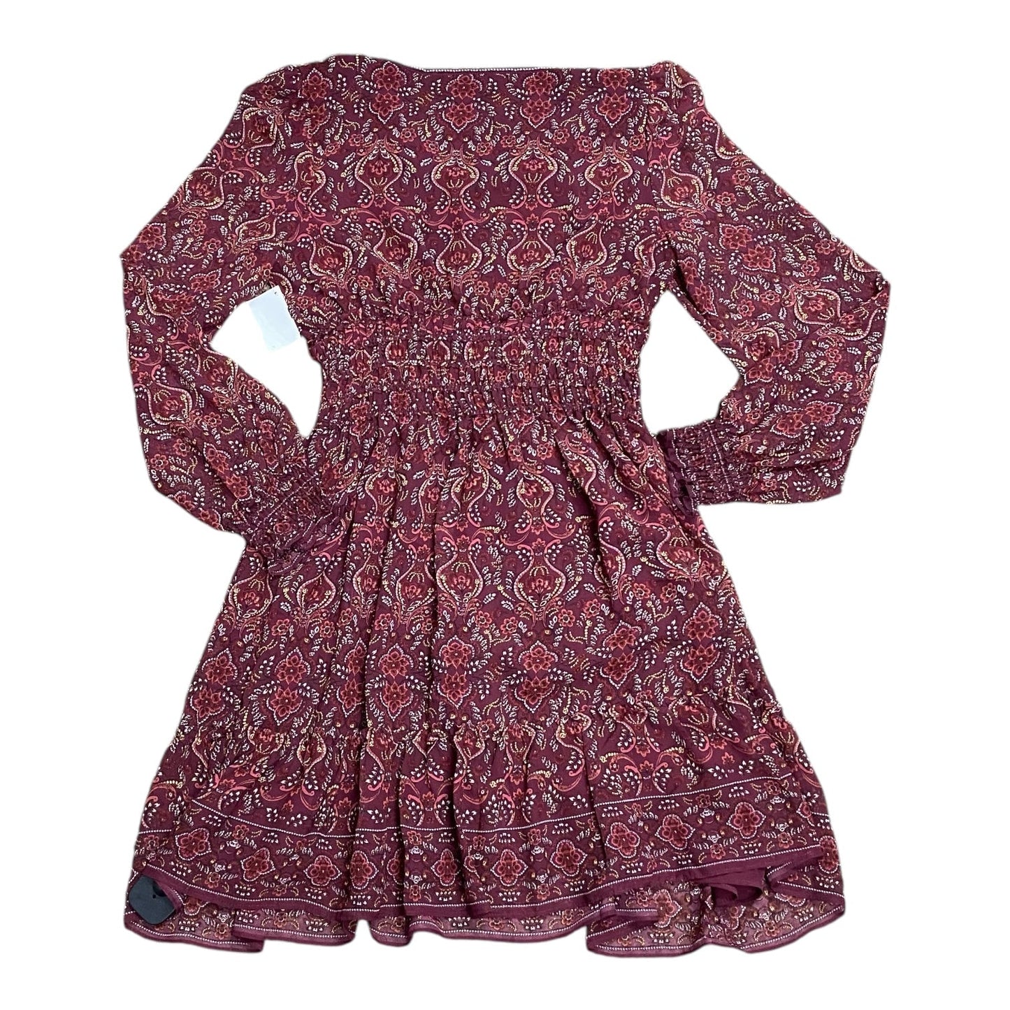 Dress Casual Midi By Max Studio In Maroon, Size:S