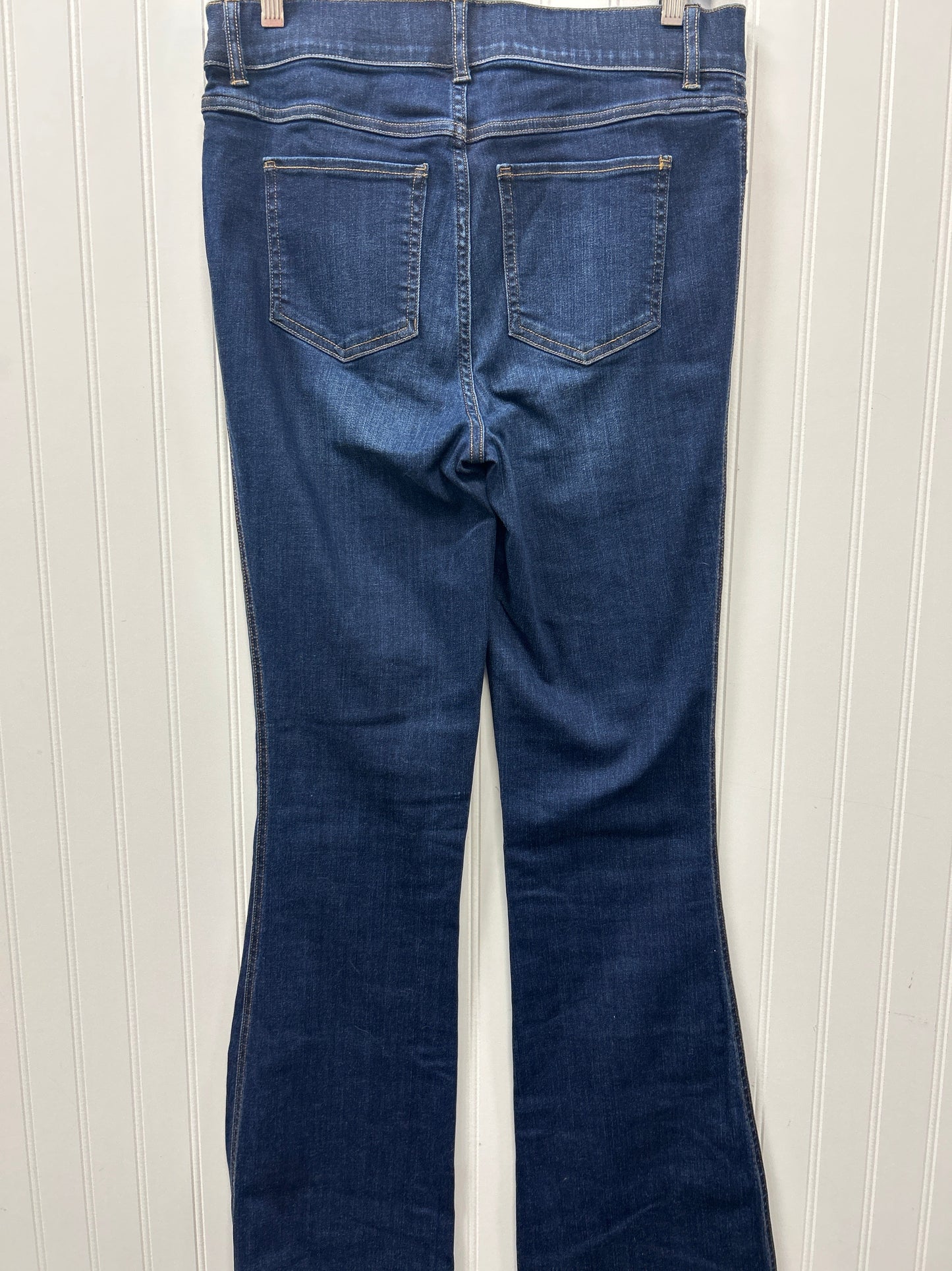 Jeans Flared By Spanx In Blue Denim, Size:M