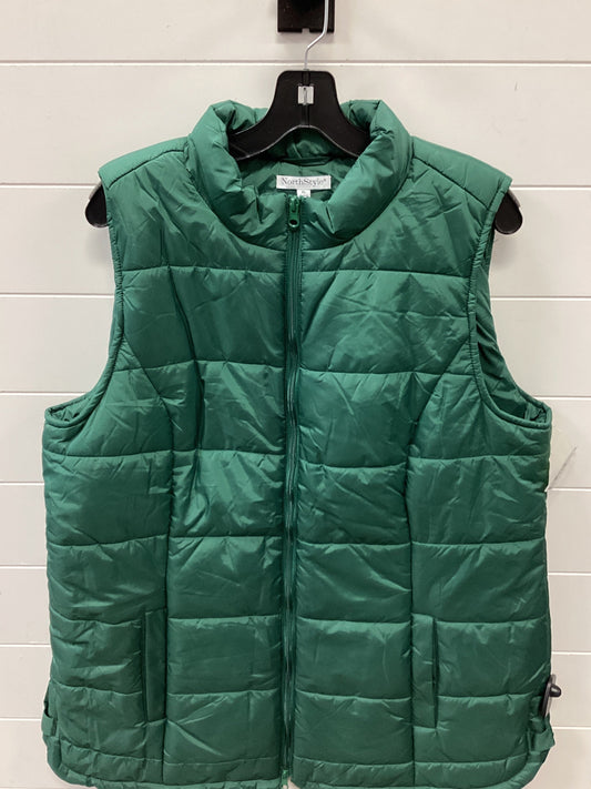 Vest Puffer & Quilted By Northstyle In Green, Size:Xl