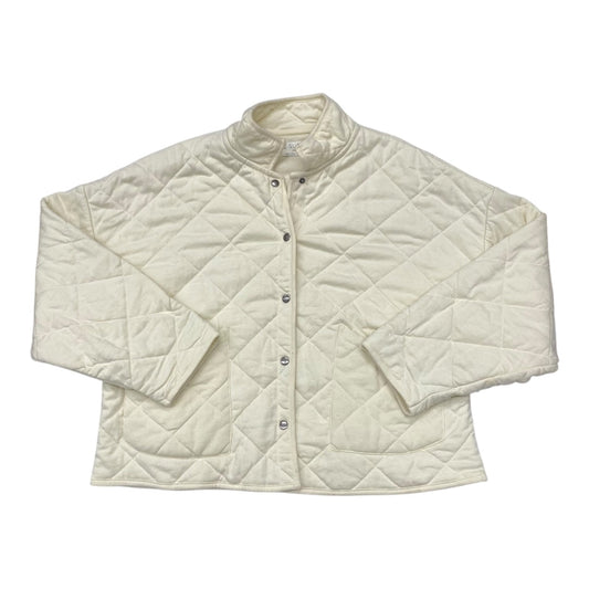 Jacket Puffer & Quilted By Z Supply In Cream, Size:M