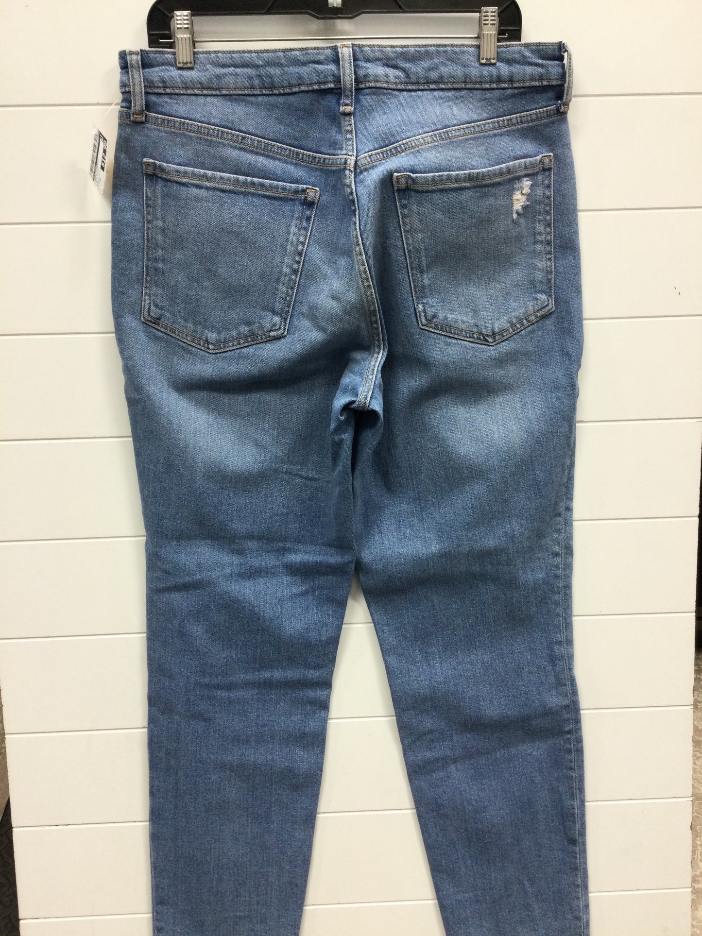 Jeans Straight By Old Navy In Blue Denim, Size:12