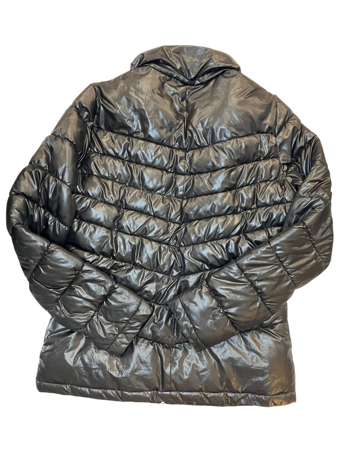 Coat Puffer & Quilted By Kenneth Cole In Black, Size:M