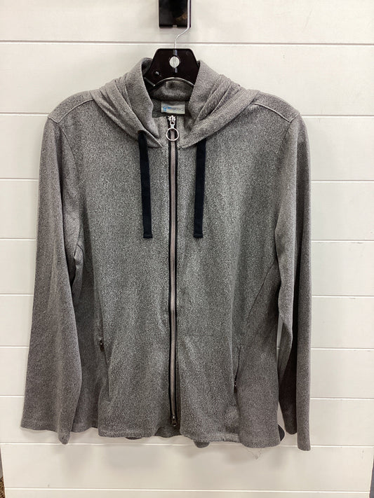 Athletic Top Ls Hoodie By Cmc In Grey, Size:L