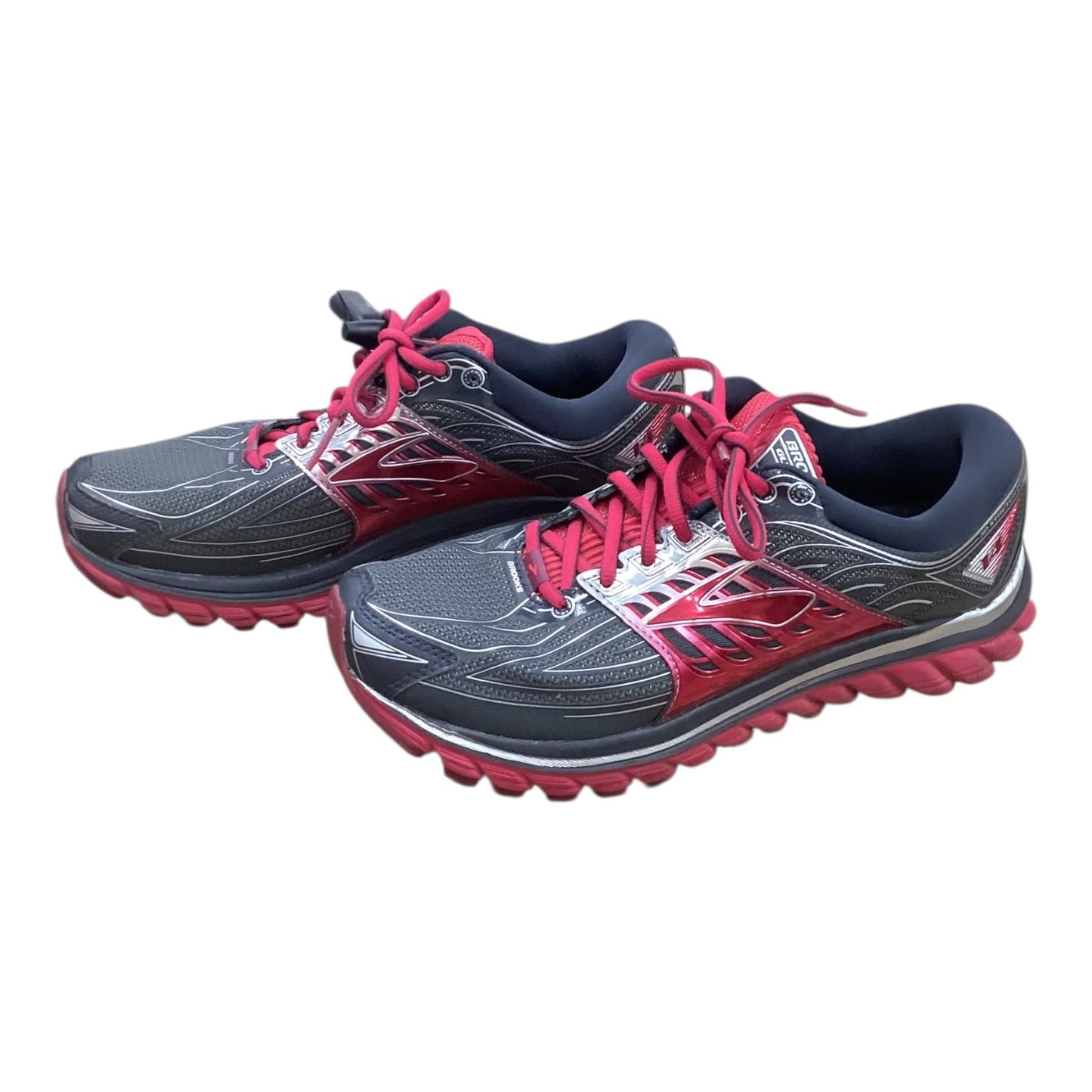 Shoes Athletic By Brooks In Grey & Pink, Size:9