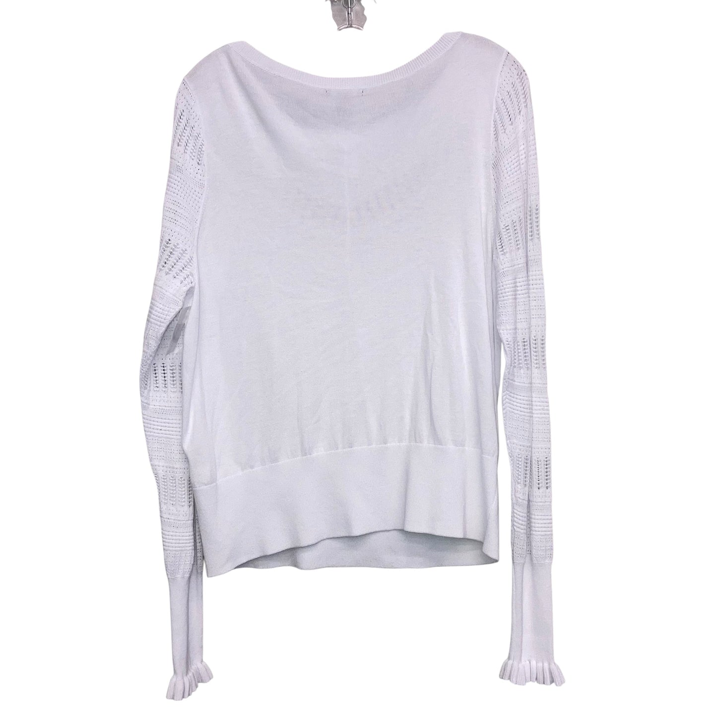 Sweater By Halogen In White, Size:L