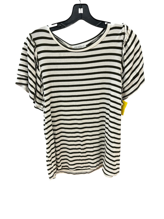 Top Ss By Green Envelope In Striped Pattern, Size:Xl