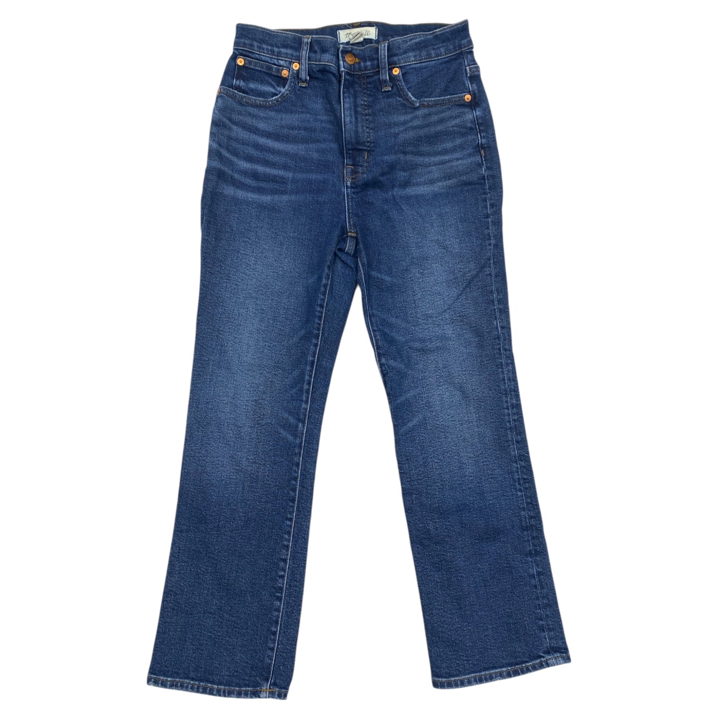 Jeans Straight By Madewell In Blue Denim, Size:2