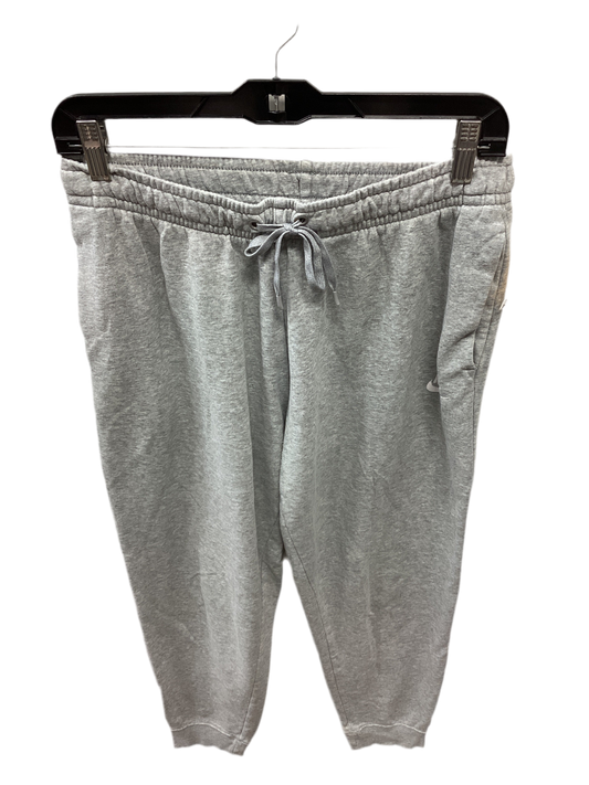 Athletic Pants By Nike Apparel In Grey, Size:M