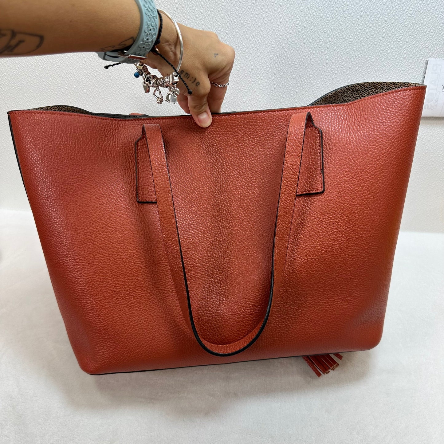 Valentino by Mario Valentino Soho Rock tote Handbag Luxury Designer By Valentino by Mario, Size: Large
