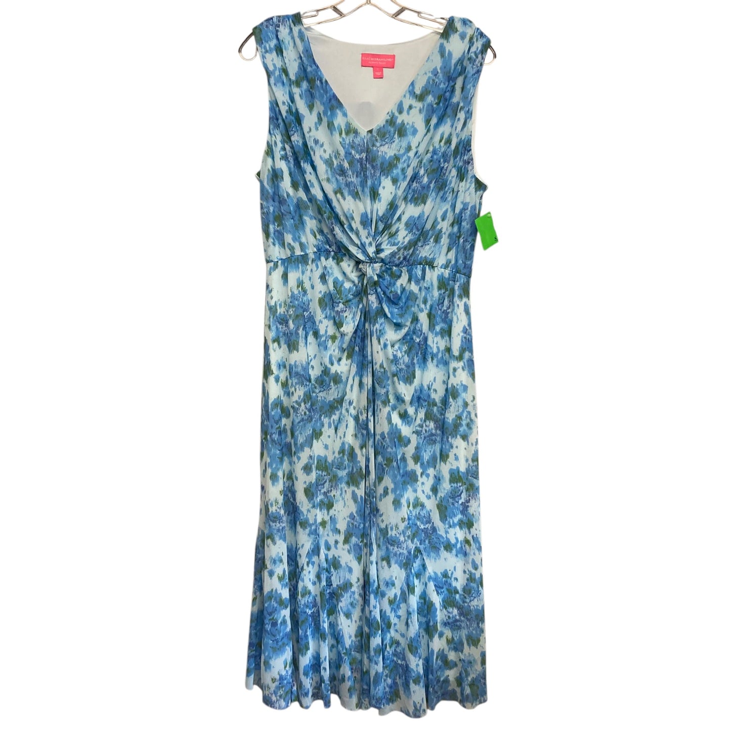 Dress Casual Midi By Isaac Mizrahi Target In Floral Print, Size:L