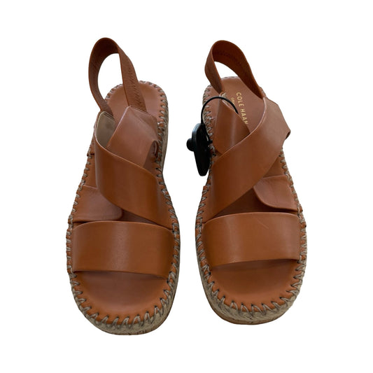 Sandals Flats By Cole-Haan In Brown, Size:10