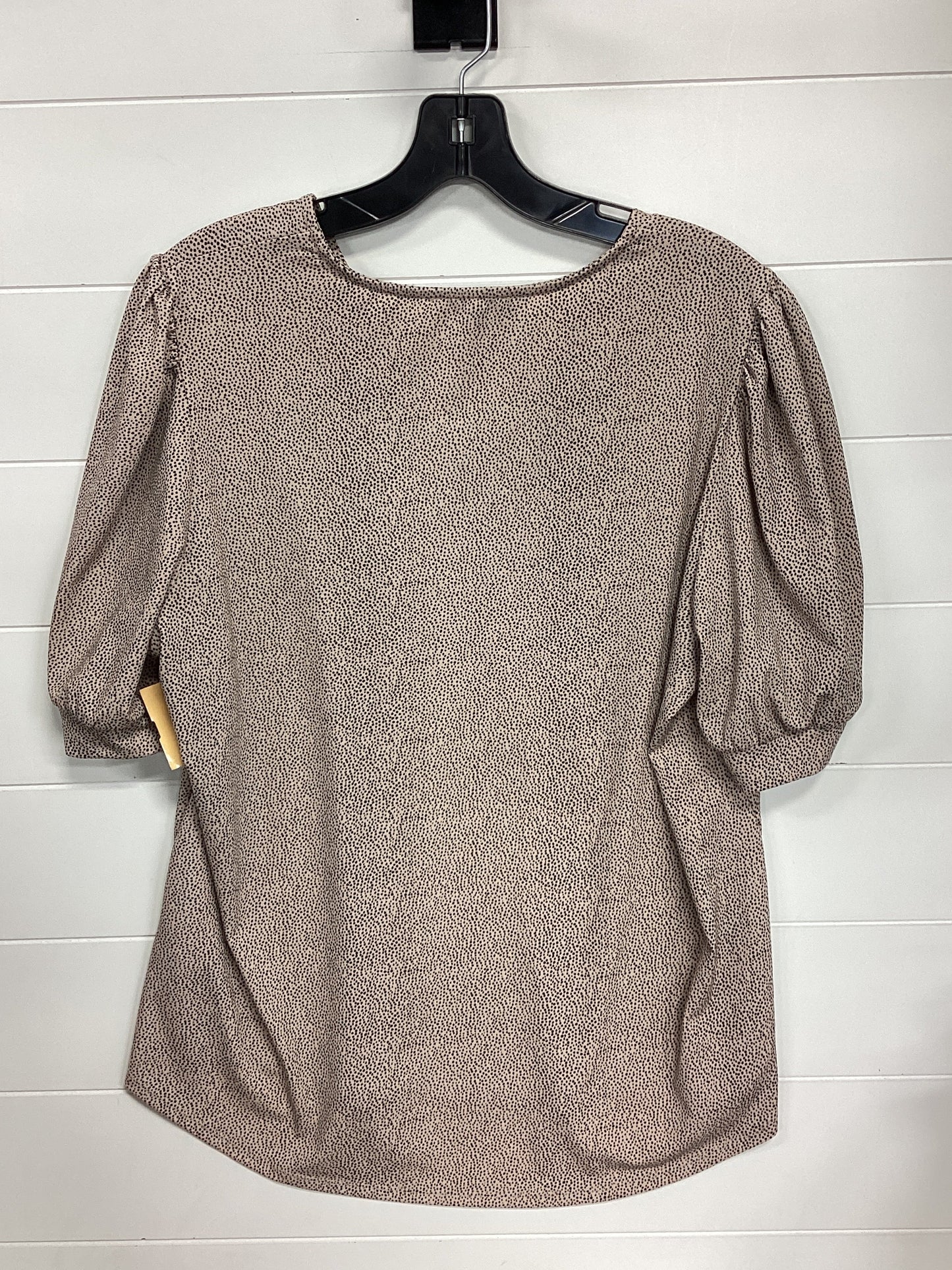 Top Ss By Adrianna Papell In Tan, Size:L