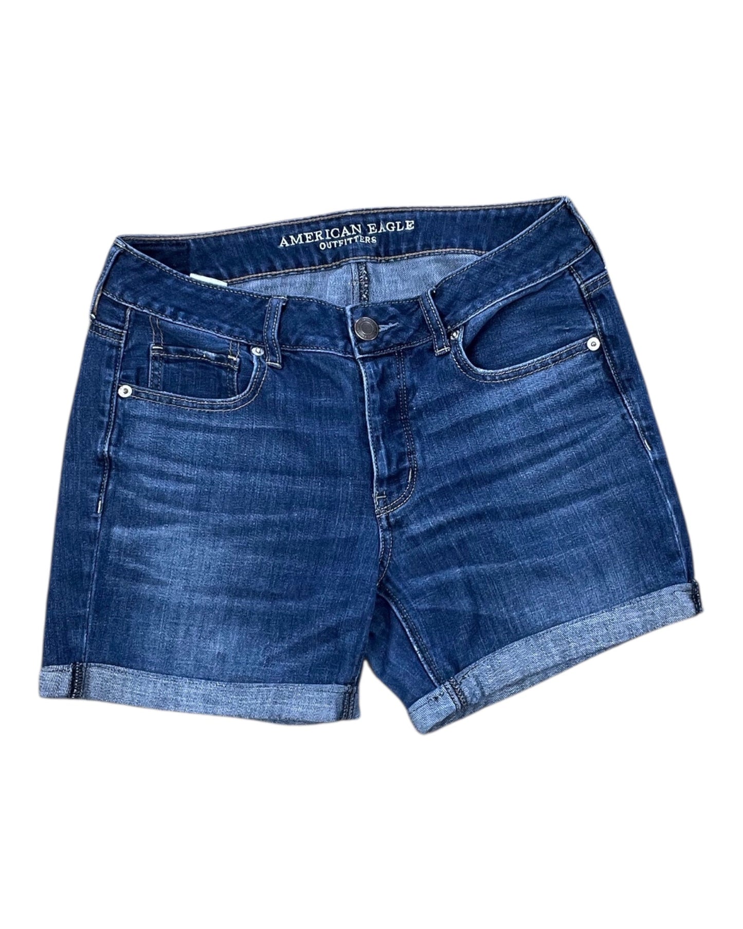 Shorts By American Eagle In Blue Denim, Size:4