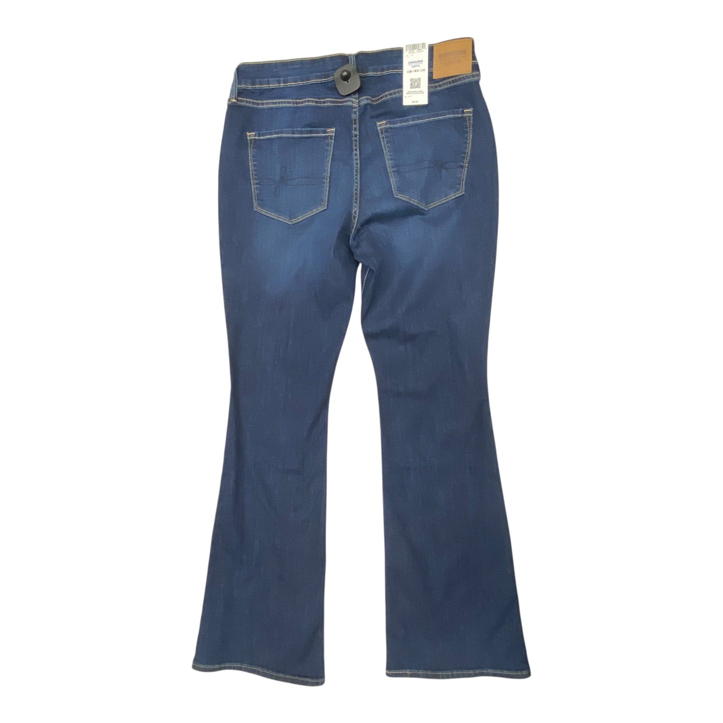 Jeans Boot Cut By Denizen By Levis In Blue Denim, Size:12