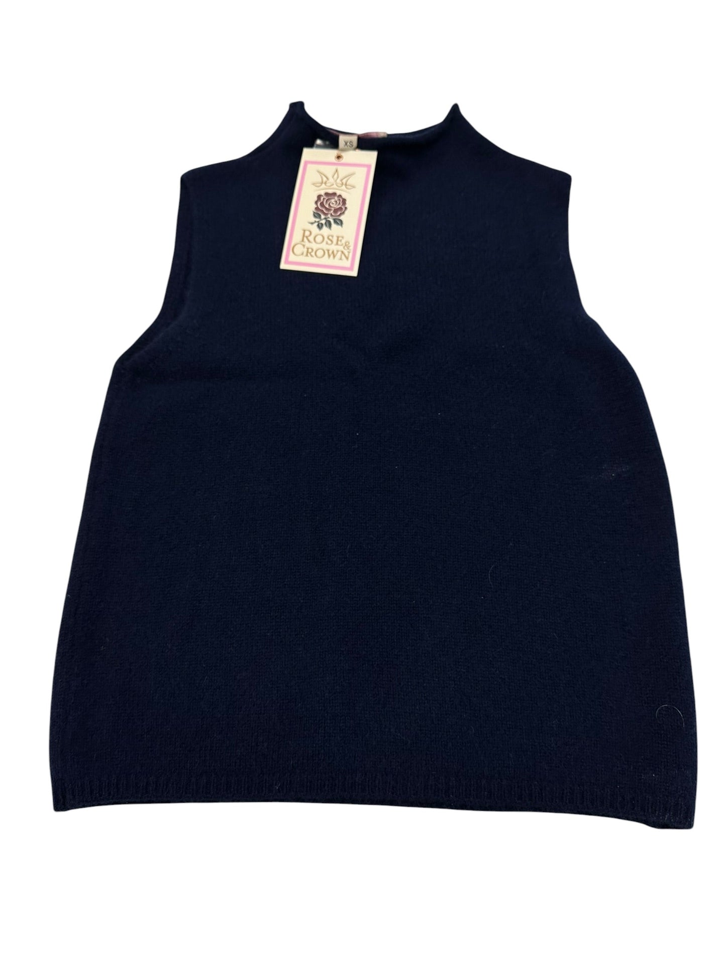 Sweater Cashmere By Cmb In Navy, Size:Xs