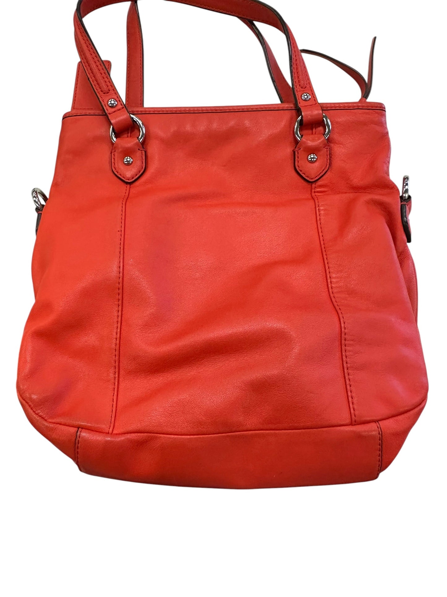 Handbag Designer By Coach In Orange, Size:Medium