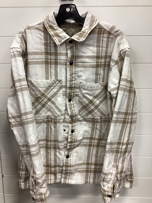 Jacket Fleece By H&M In Cream, Size:L