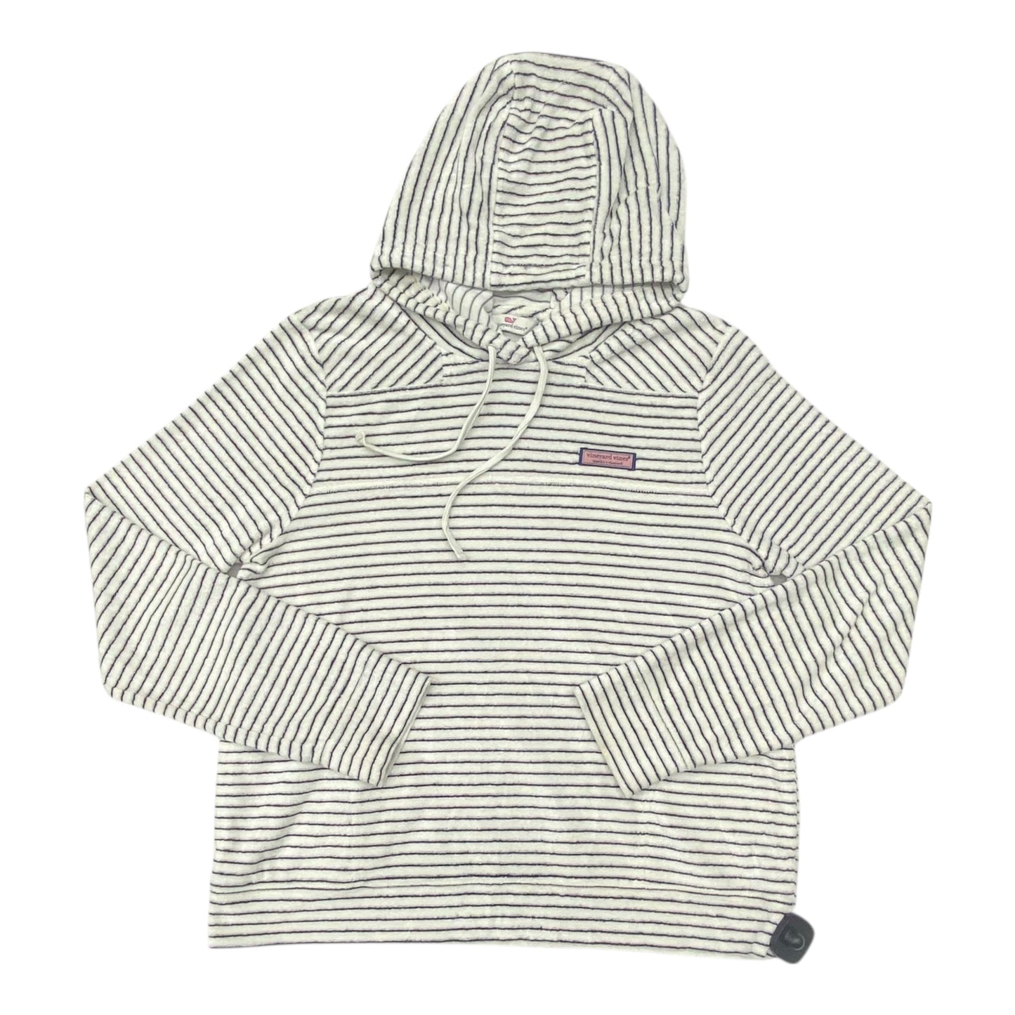 Sweatshirt Hoodie By Vineyard Vines In Striped Pattern, Size:M