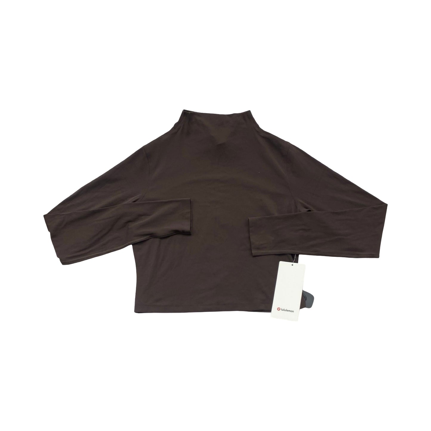 Athletic Top Ls Crewneck By Lululemon In Brown, Size:10