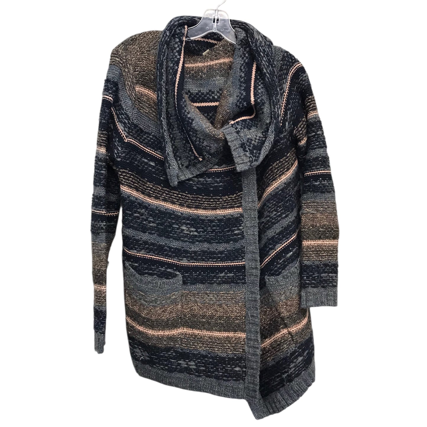 Sweater Cardigan By Lucky Brand In Multi, Size:M