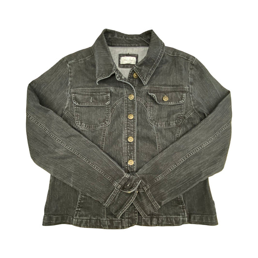 Jacket Denim By Cmc In Grey Denim, Size:Xl