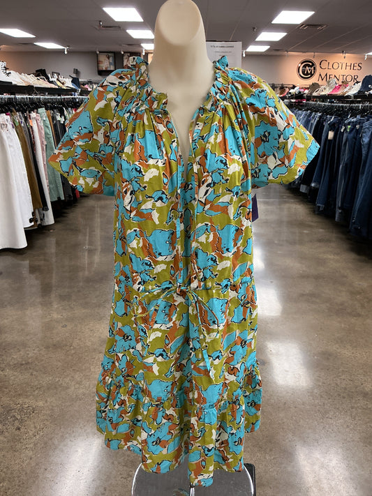 Dress Casual Short By Elizabeth And James In Blue & Green, Size:S