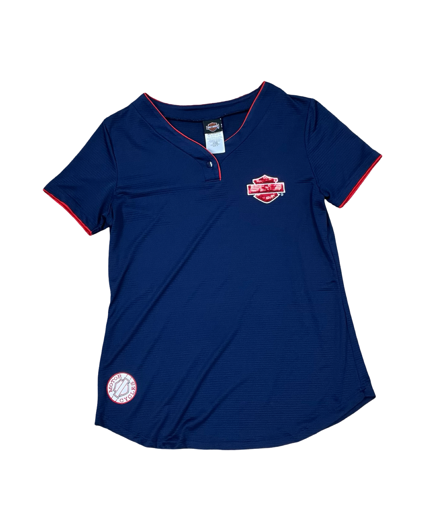 Top Ss By Harley Davidson In Navy, Size:S