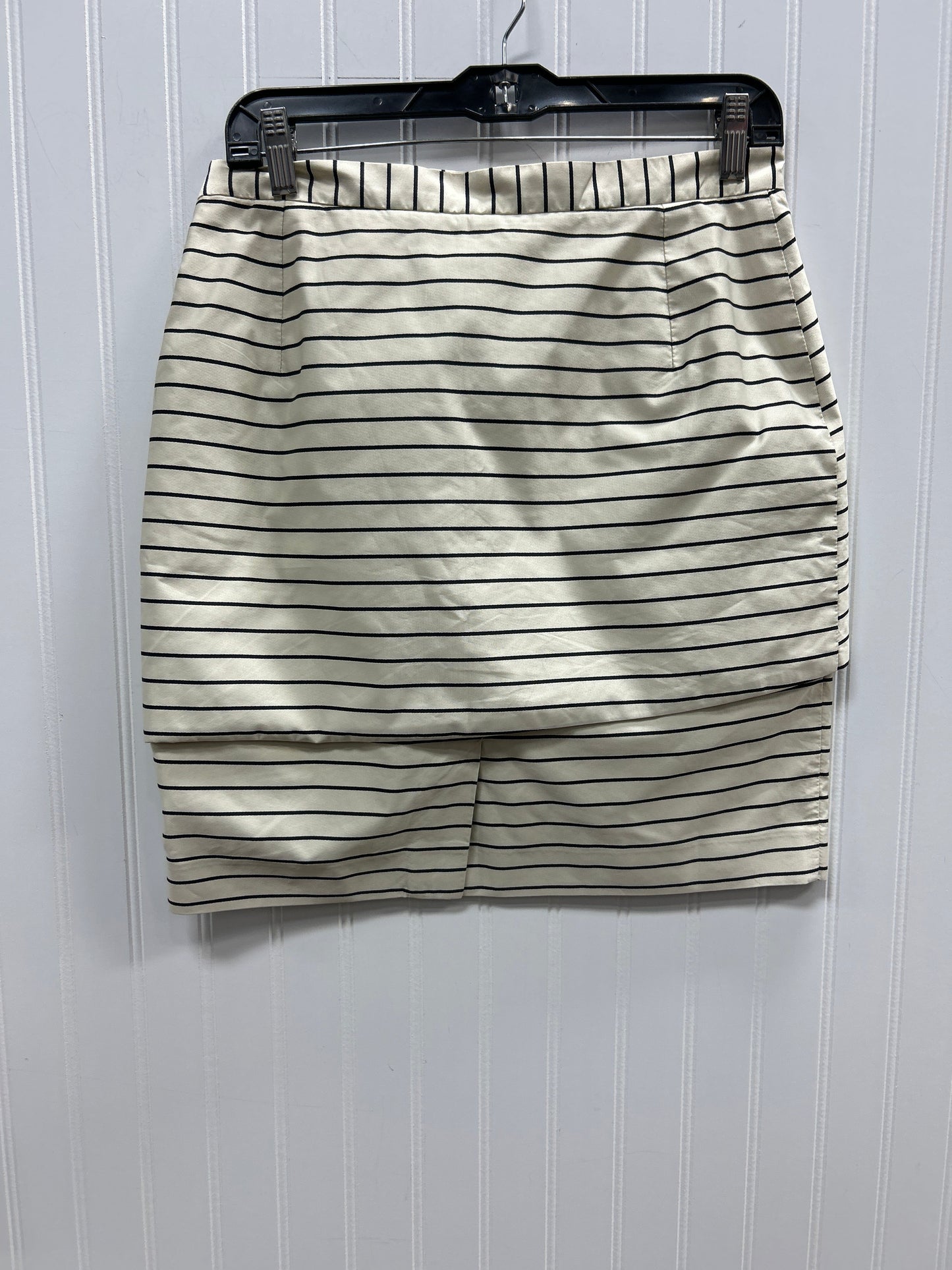 Skirt Mini & Short By Reiss In Striped Pattern, Size:10