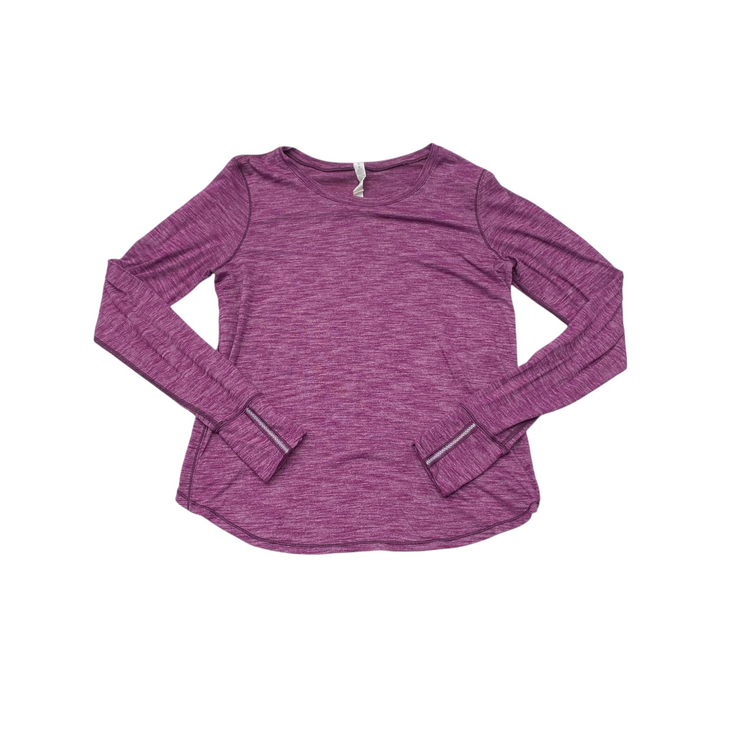 Athletic Top Ls Crewneck By Lululemon In Purple, Size:8