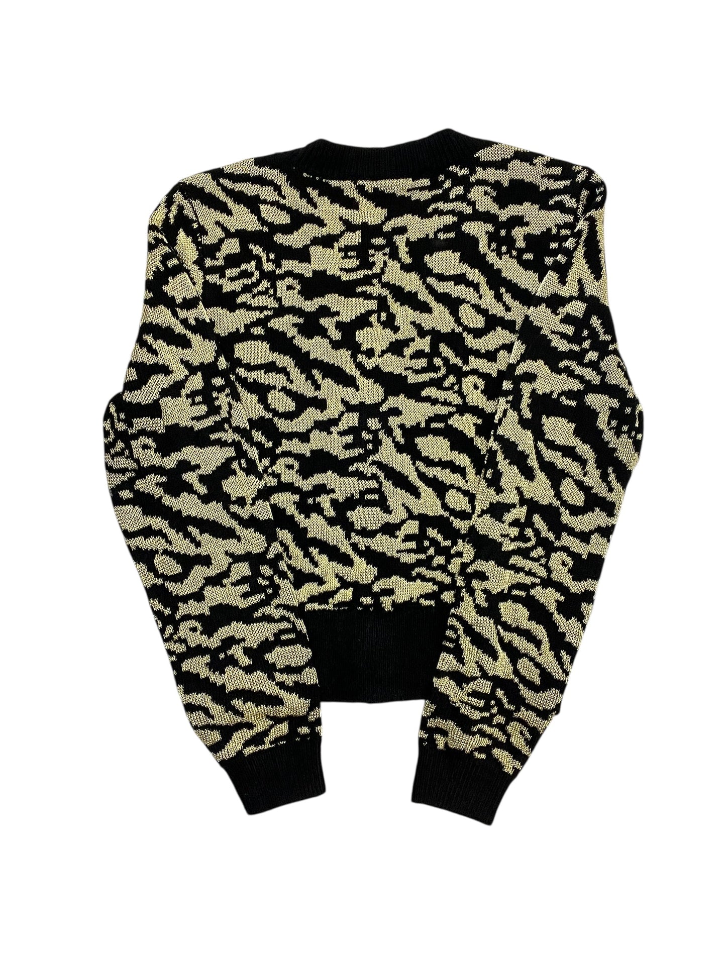 Cardigan By White House Black Market In Animal Print, Size:M