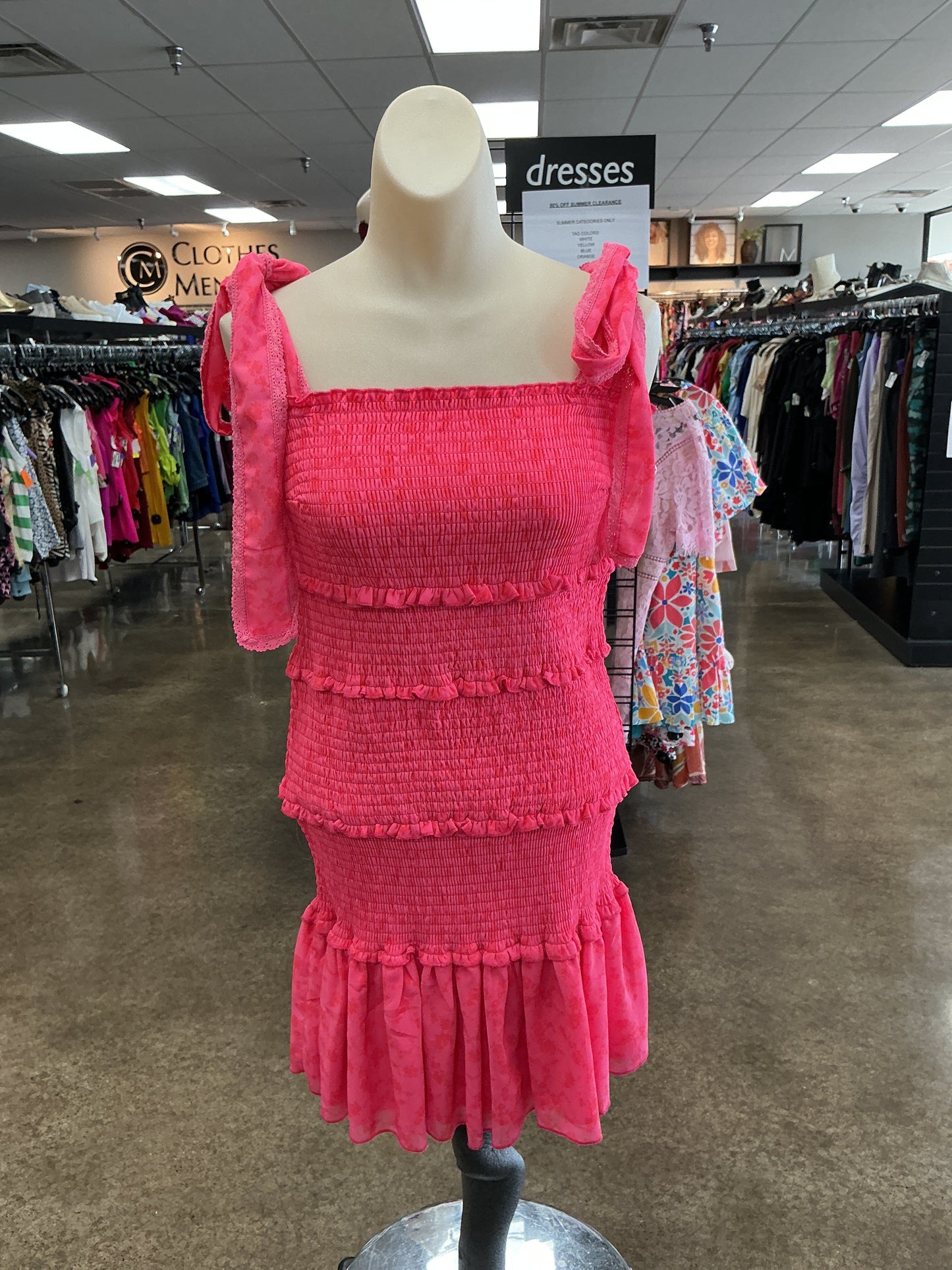 Dress Casual Short By Pink Lily In Pink, Size:S