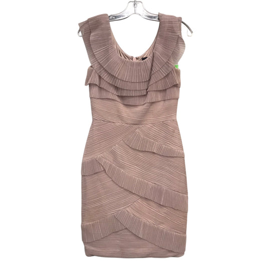 Dress Party Short By Bcbgmaxazria In Taupe, Size:S