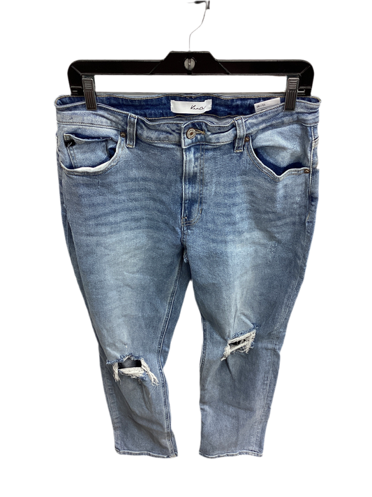 Jeans Straight By Kancan In Blue Denim, Size:8